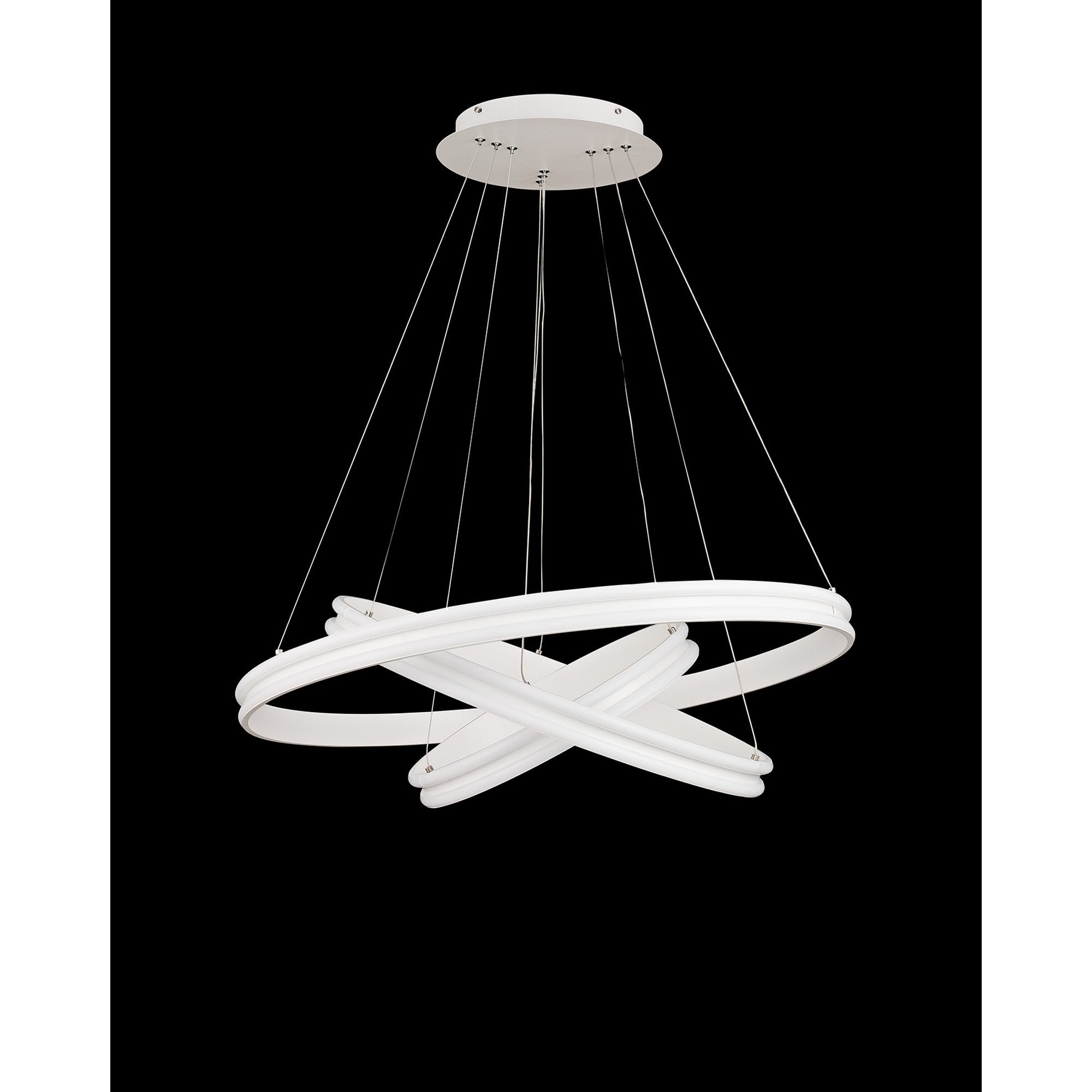 NL77709 Orla Pendant 3 Light LED Dimmable Matt White
