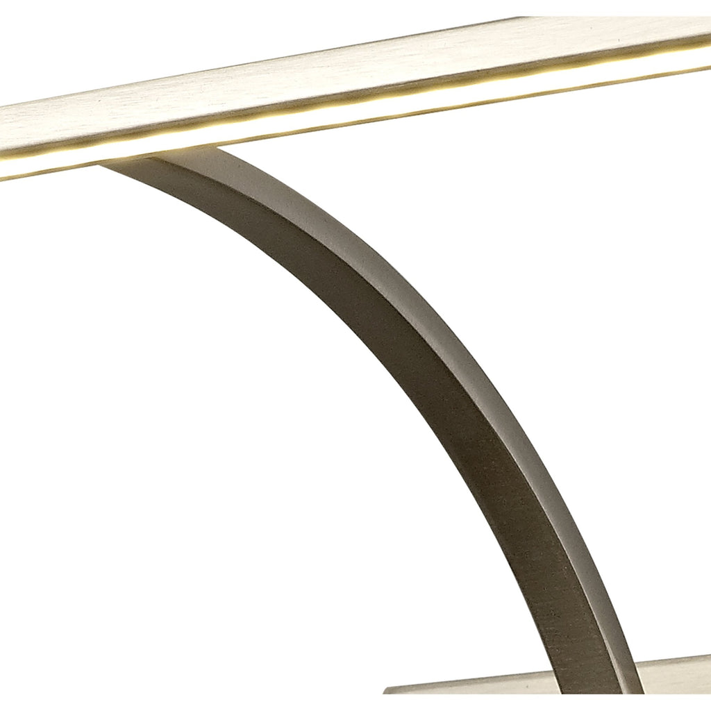 NL78329 Penton Small 1Arm Wall Lamp/Picture  Light LED Satin Nickel