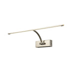 NL78339 Penton Large 1Arm Wall Lamp/Picture  Light LED Satin Nickel