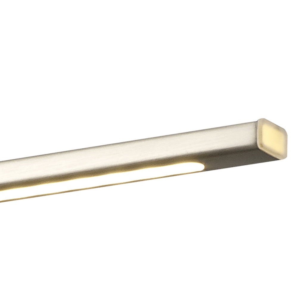 NL78339 Penton Large 1Arm Wall Lamp/Picture  Light LED Satin Nickel