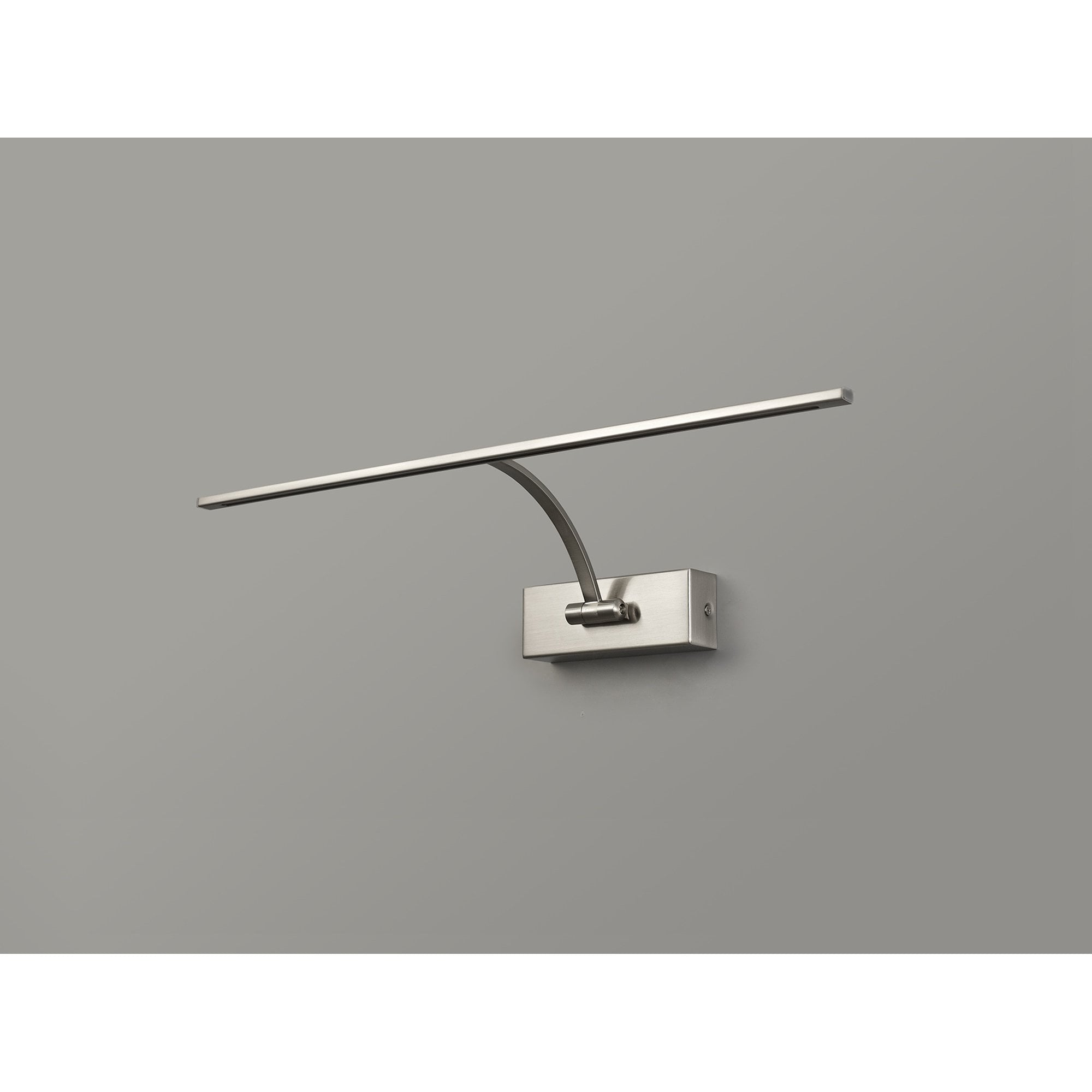 NL78339 Penton Large 1Arm Wall Lamp/Picture  Light LED Satin Nickel