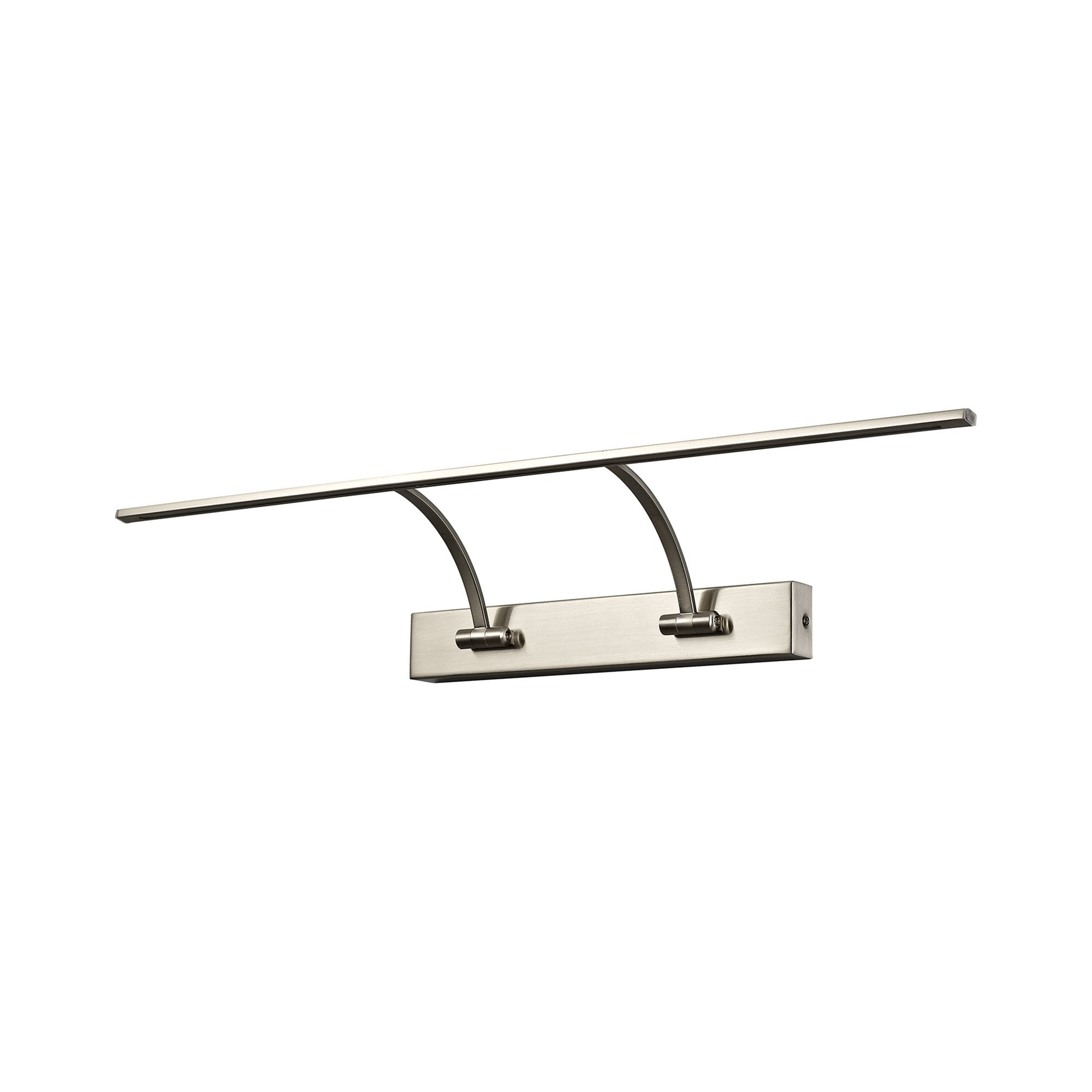 NL78349 Penton Small 2Arm Wall Lamp/Picture  Light LED Satin Nickel