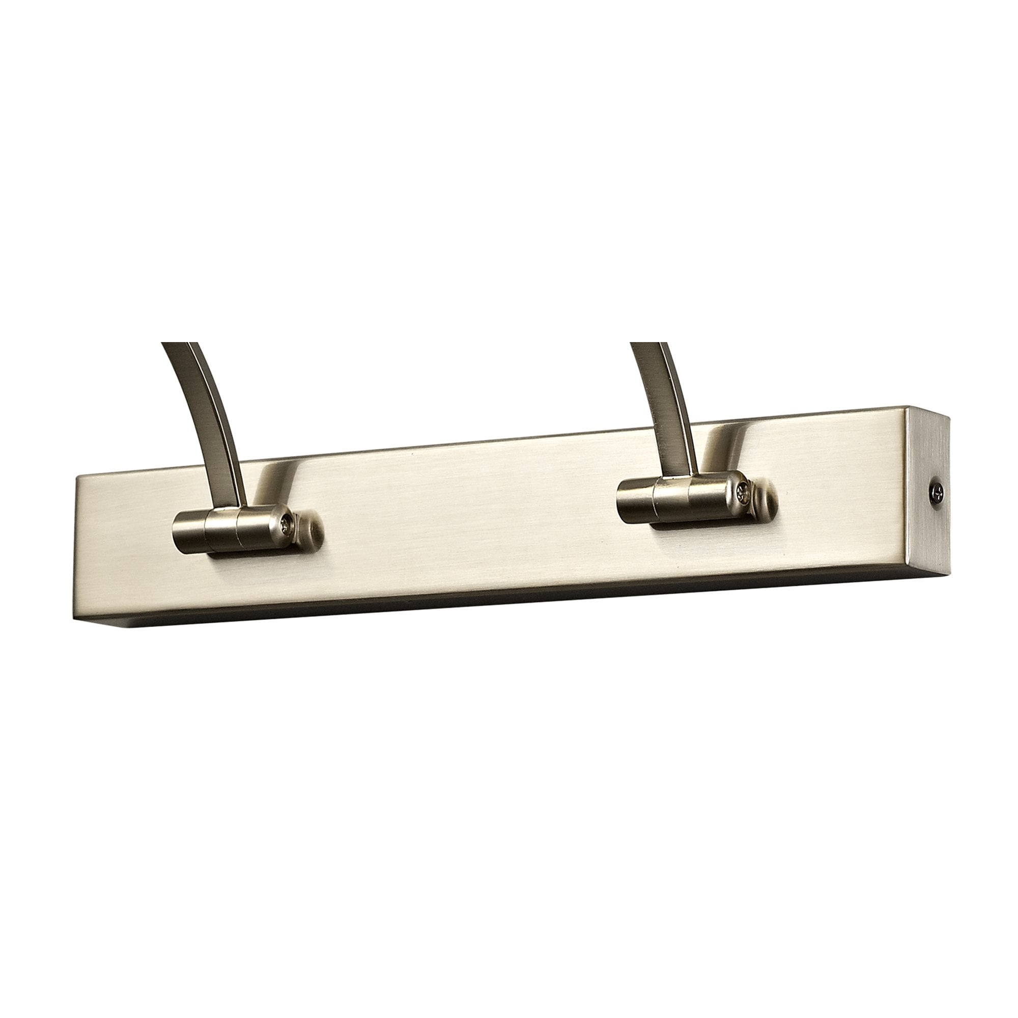 NL78349 Penton Small 2Arm Wall Lamp/Picture  Light LED Satin Nickel