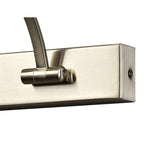 NL78349 Penton Small 2Arm Wall Lamp/Picture  Light LED Satin Nickel