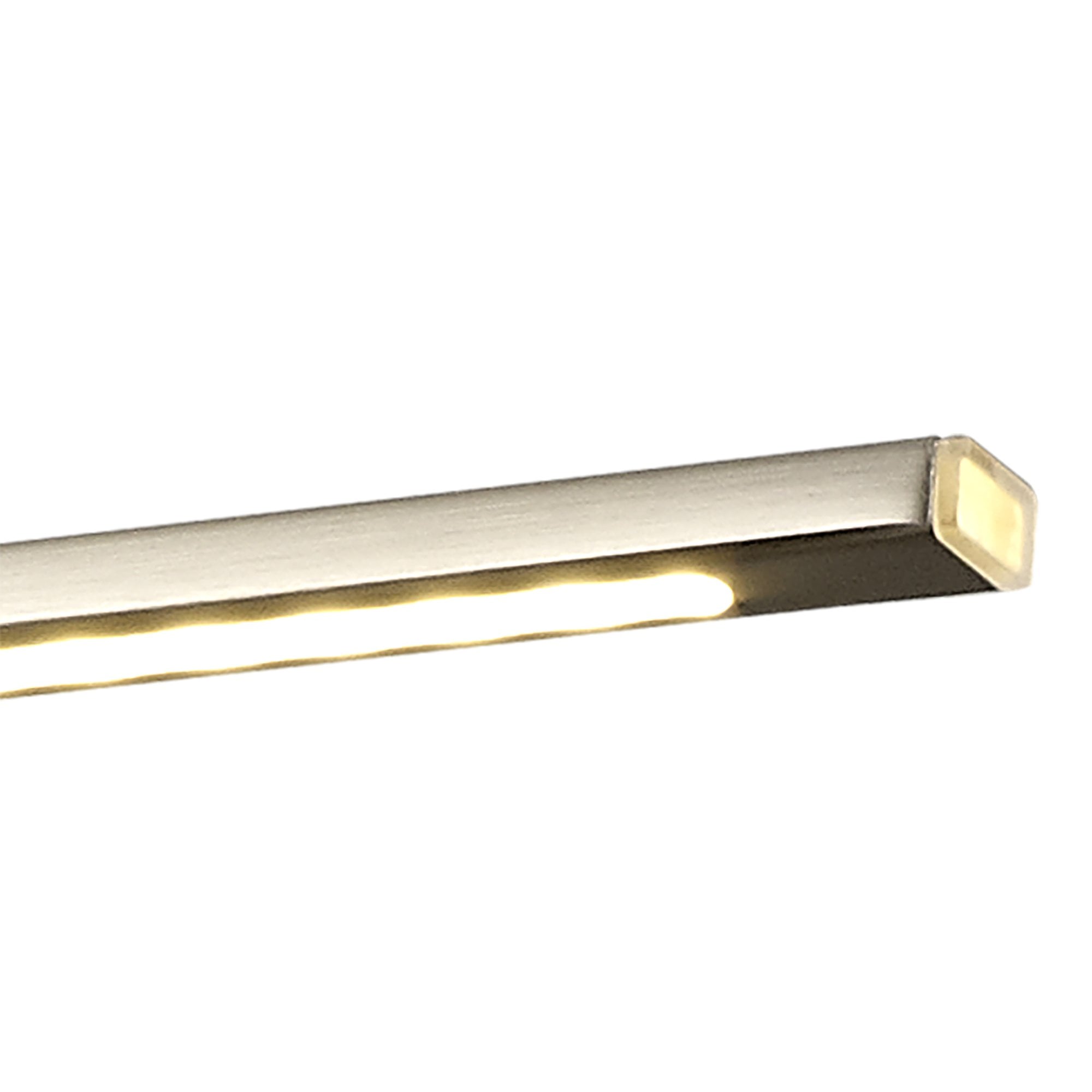 NL78349 Penton Small 2Arm Wall Lamp/Picture  Light LED Satin Nickel