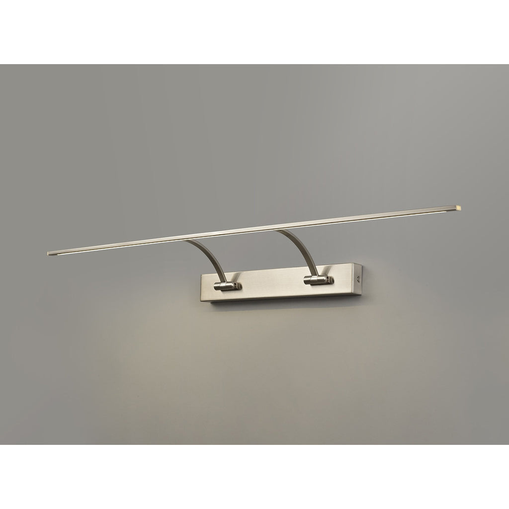 NL78359 Penton Large 2Arm Wall Lamp/Picture  Light LED Satin Nickel