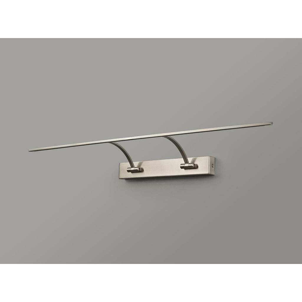 NL78359 Penton Large 2Arm Wall Lamp/Picture  Light LED Satin Nickel