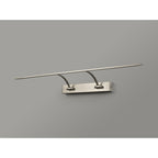NL78359 Penton Large 2Arm Wall Lamp/Picture  Light LED Satin Nickel