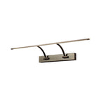 NL78389 Penton Small 2Arm Wall Lamp/Picture  Light LED Bronze