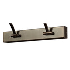 NL78389 Penton Small 2Arm Wall Lamp/Picture  Light LED Bronze