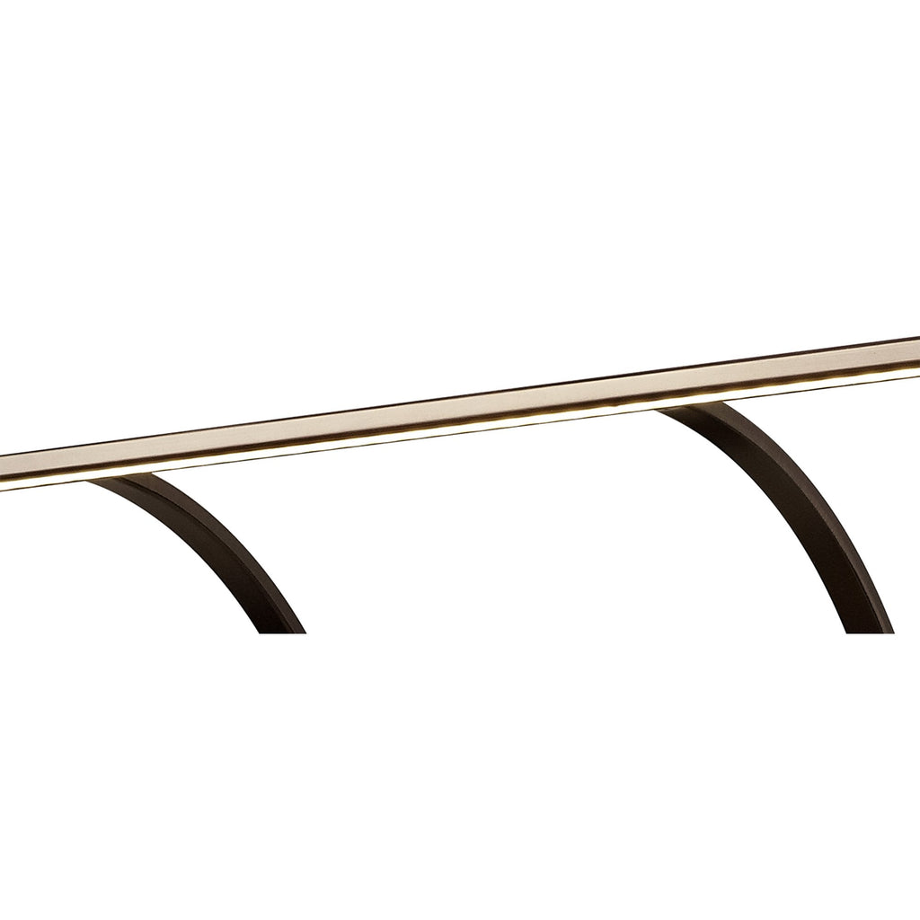 NL78389 Penton Small 2Arm Wall Lamp/Picture  Light LED Bronze