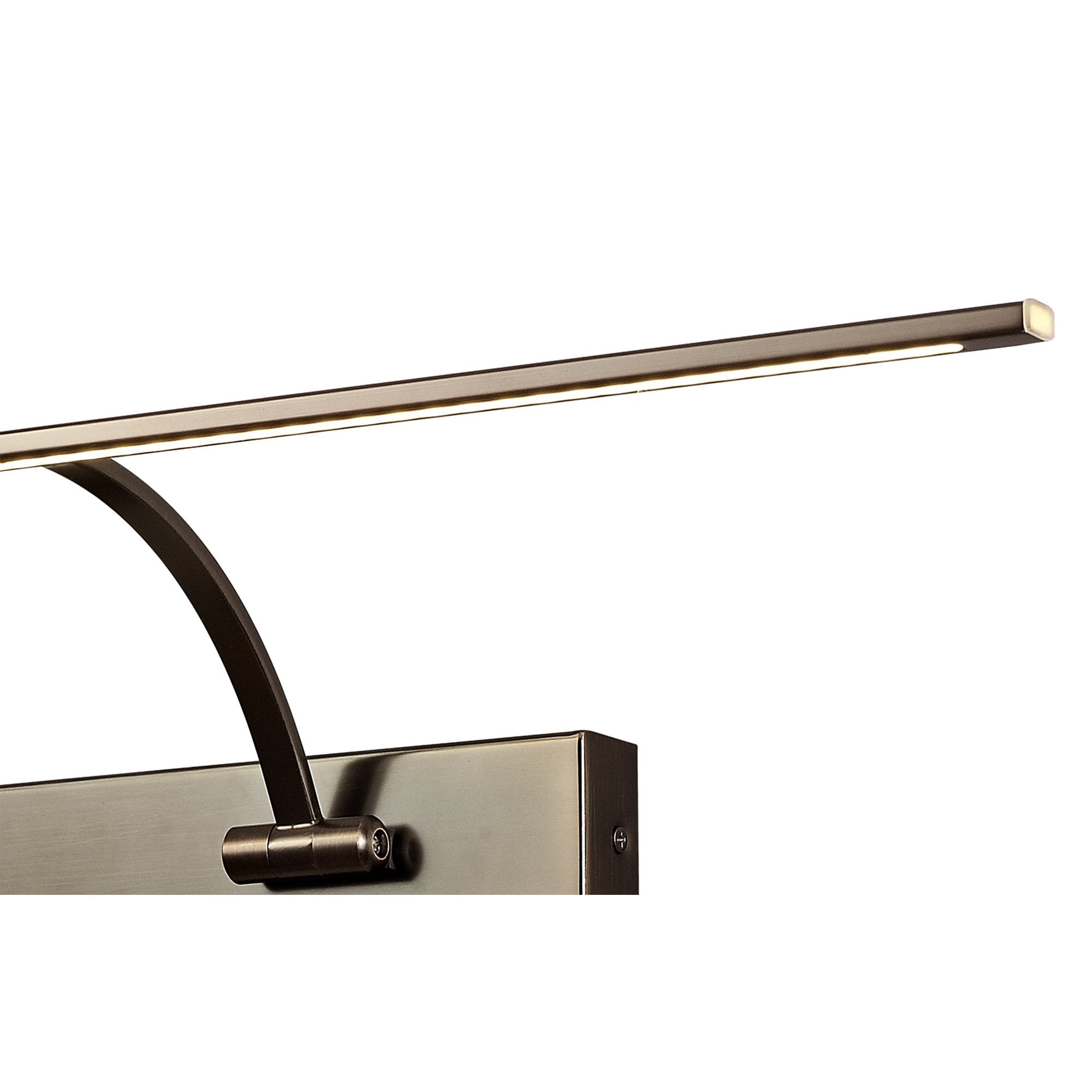 NL78389 Penton Small 2Arm Wall Lamp/Picture  Light LED Bronze