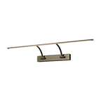 NL78399 Penton Large 2Arm Wall Lamp/Picture  Light LED Bronze