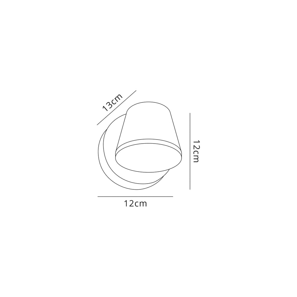 NL72279 Pico Outdoor Wall Lamp 2 Light LED Dark Brown