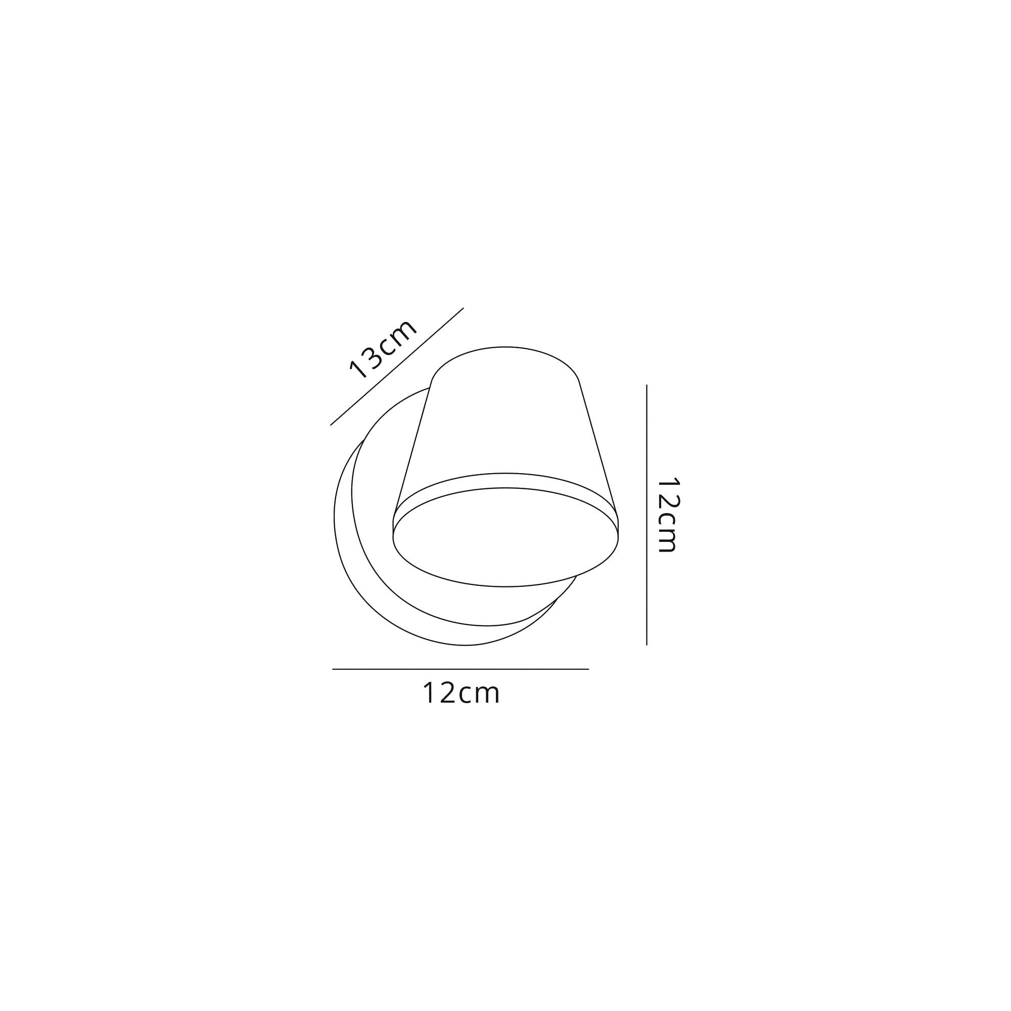 NL72279 Pico Outdoor Wall Lamp 2 Light LED Dark Brown
