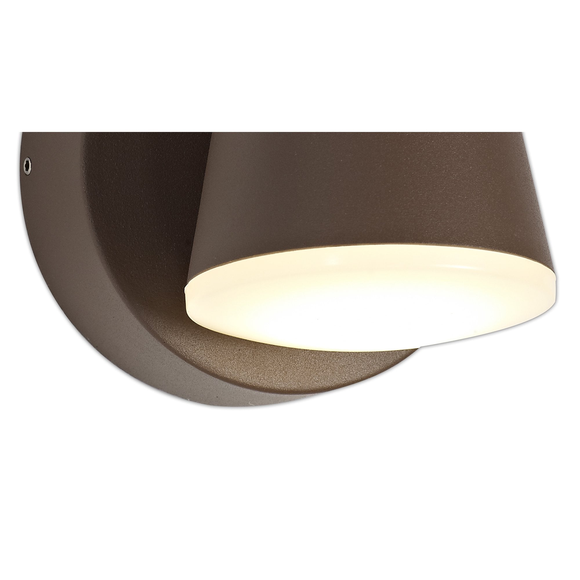 NL72279 Pico Outdoor Wall Lamp 2 Light LED Dark Brown