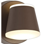 NL72279 Pico Outdoor Wall Lamp 2 Light LED Dark Brown