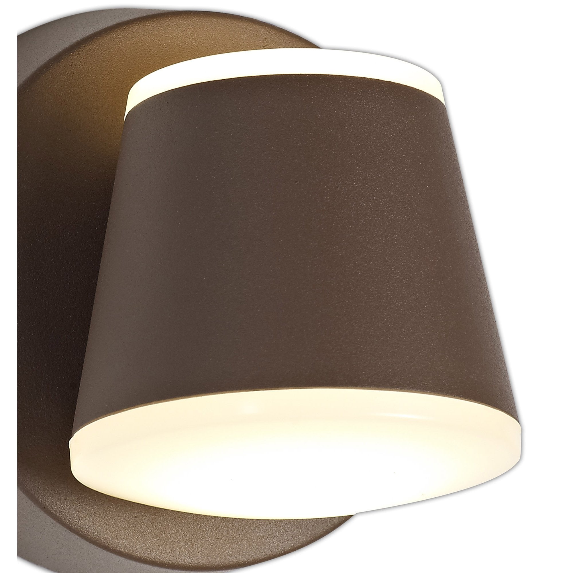 NL72279 Pico Outdoor Wall Lamp 2 Light LED Dark Brown