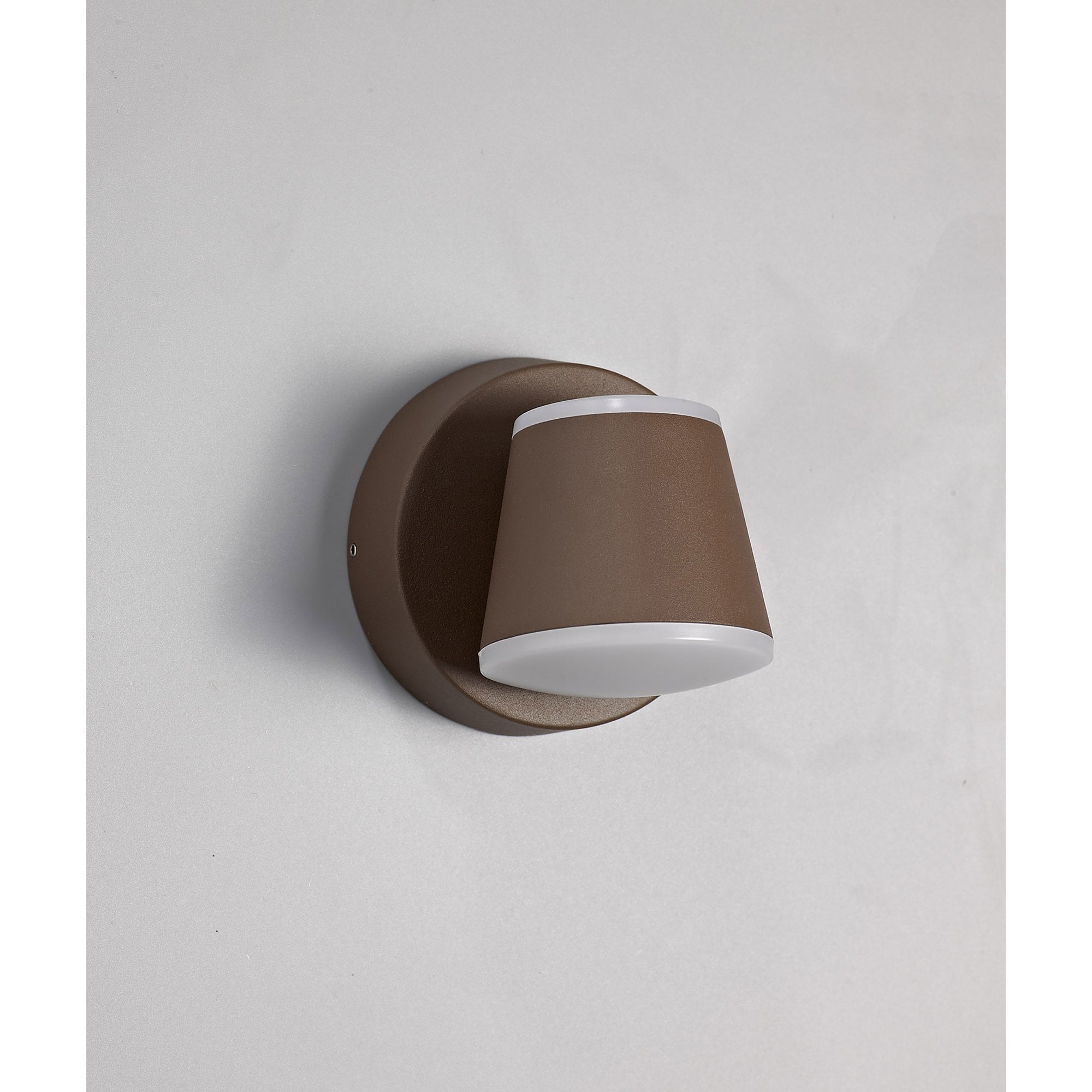 NL72279 Pico Outdoor Wall Lamp 2 Light LED Dark Brown
