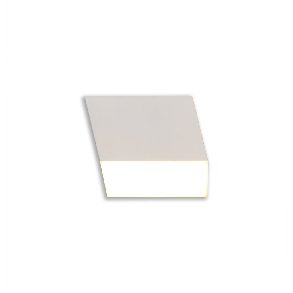 NL73829 Pluto Spot Light 9cm Square 1x 10W LED Sand White
