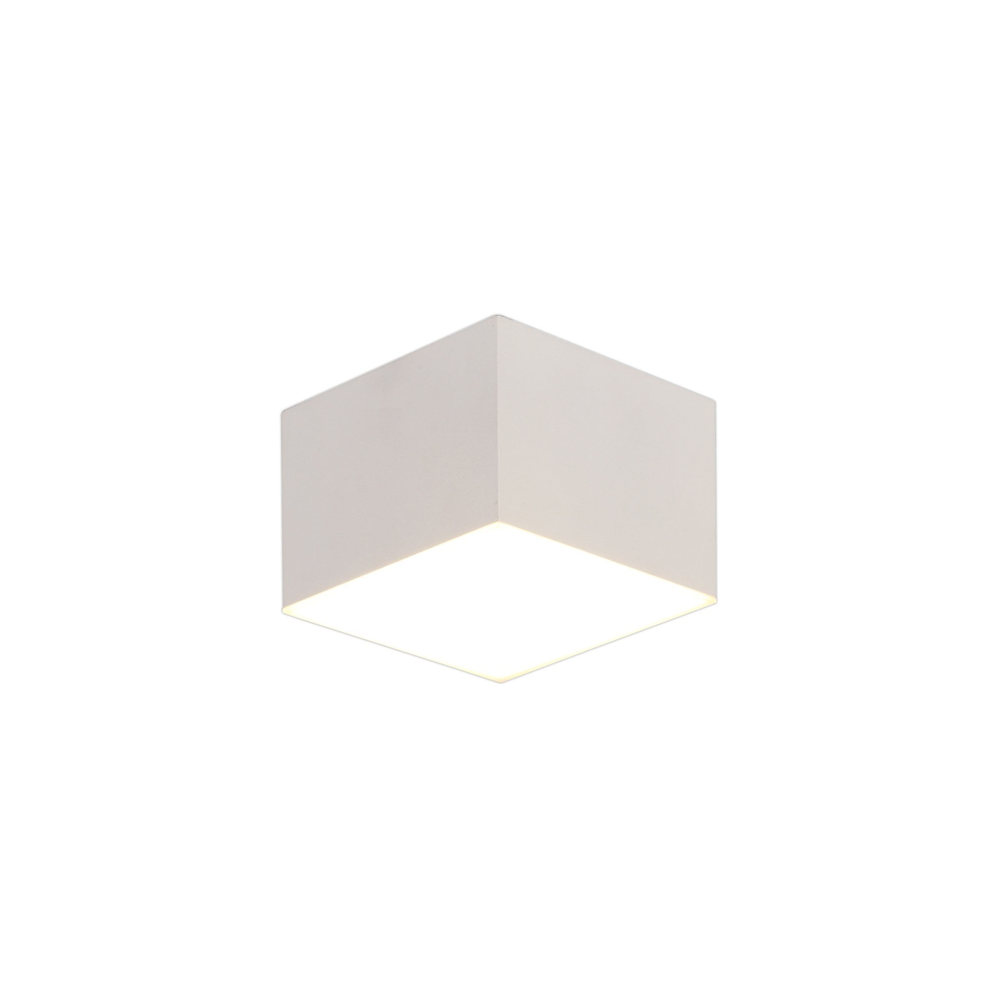 NL73829 Pluto Spot Light 9cm Square 1x 10W LED Sand White