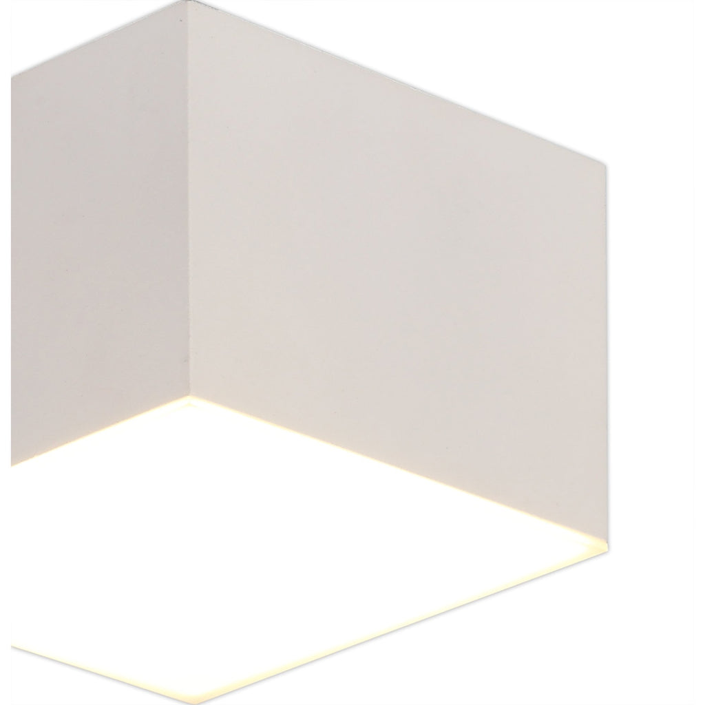 NL73829 Pluto Spot Light 9cm Square 1x 10W LED Sand White