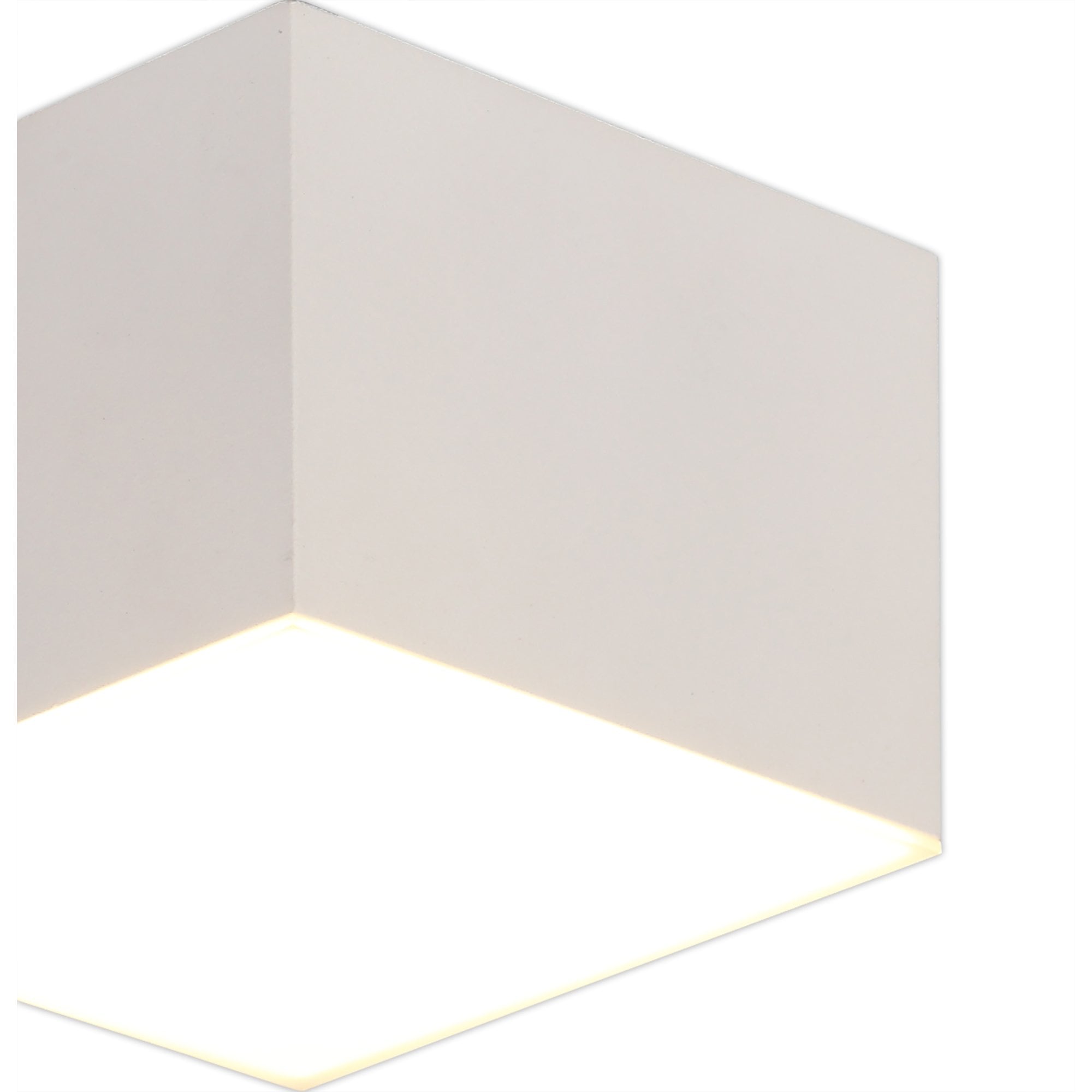 NL73829 Pluto Spot Light 9cm Square 1x 10W LED Sand White