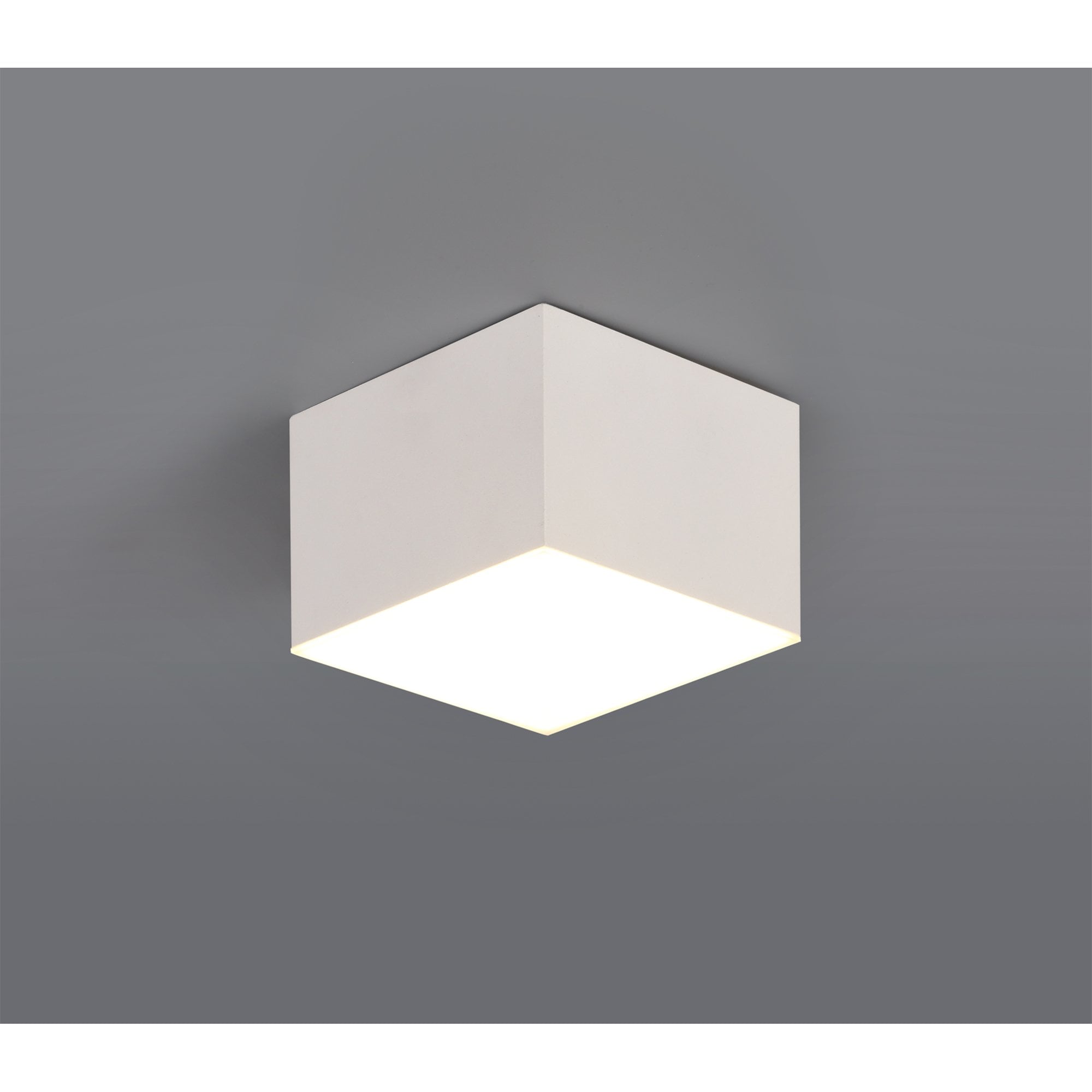 NL73829 Pluto Spot Light 9cm Square 1x 10W LED Sand White
