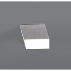 NL73839 Pluto Spot Light 9cm Square 1x 10W LED Satin Aluminium