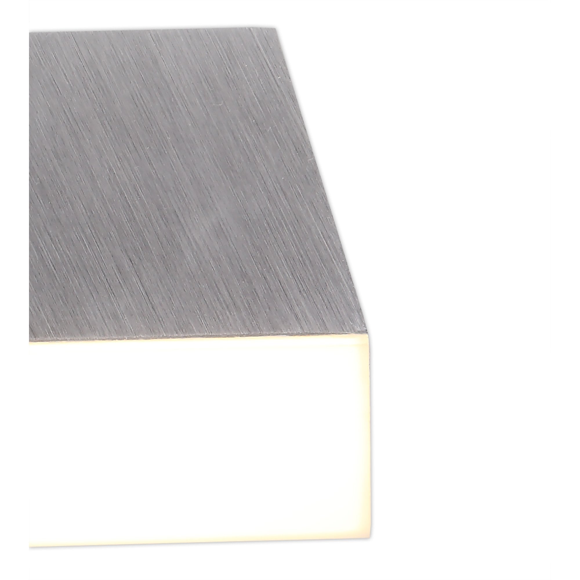 NL73839 Pluto Spot Light 9cm Square 1x 10W LED Satin Aluminium