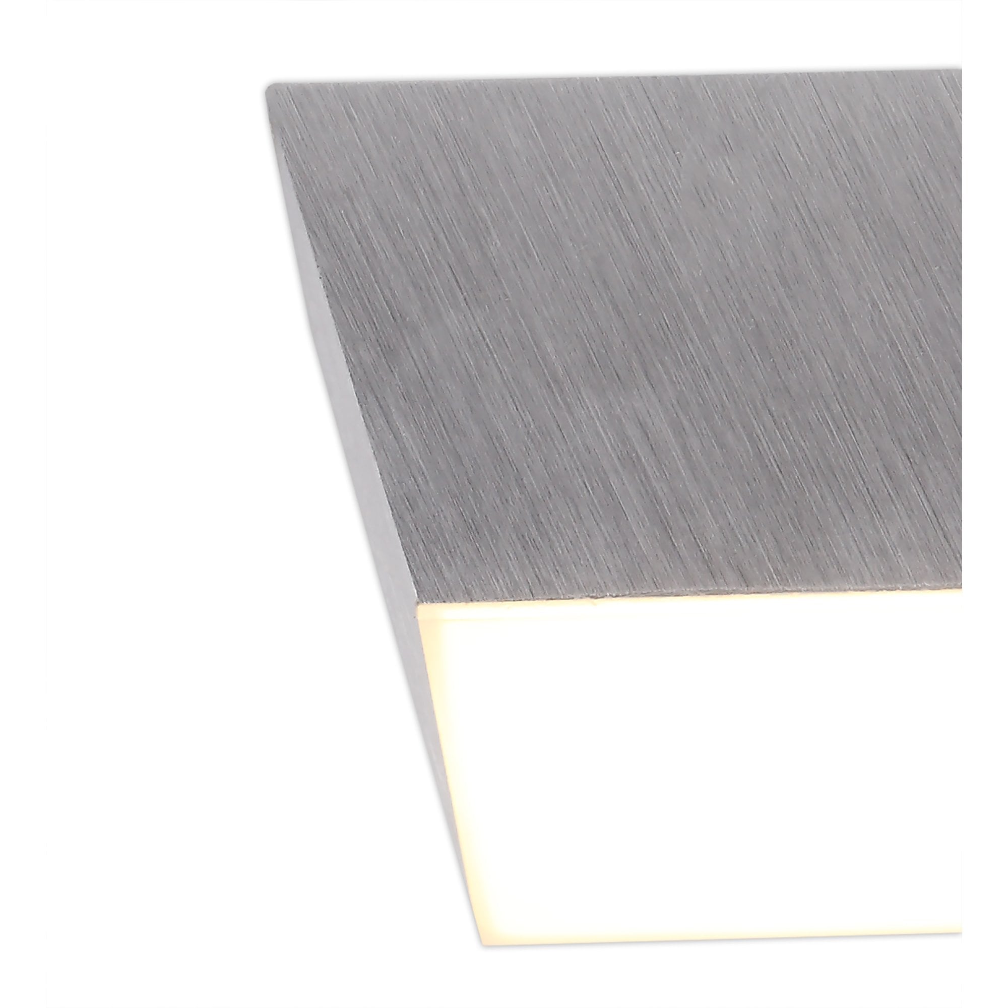 NL73839 Pluto Spot Light 9cm Square 1x 10W LED Satin Aluminium