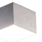 NL73839 Pluto Spot Light 9cm Square 1x 10W LED Satin Aluminium