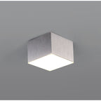 NL73839 Pluto Spot Light 9cm Square 1x 10W LED Satin Aluminium