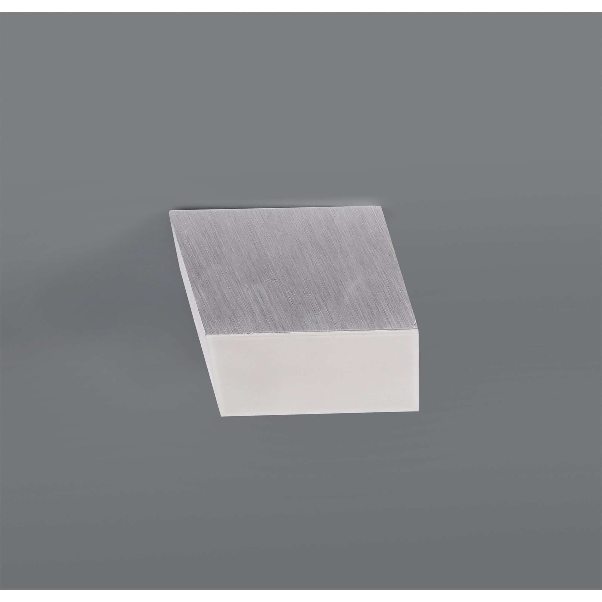 NL73839 Pluto Spot Light 9cm Square 1x 10W LED Satin Aluminium