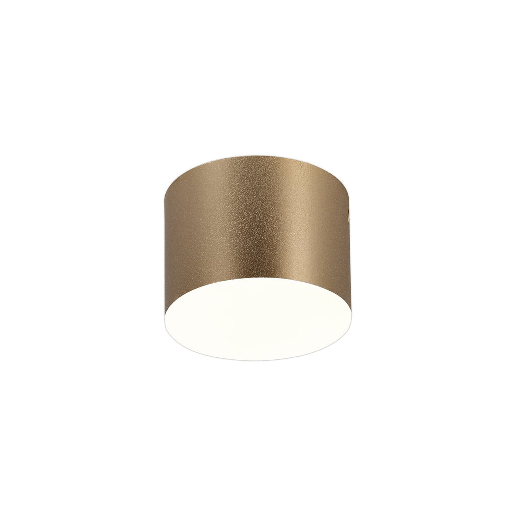 NL73869 Pluto Spot Light 10.5cm Round 1x 10W LED Satin Gold
