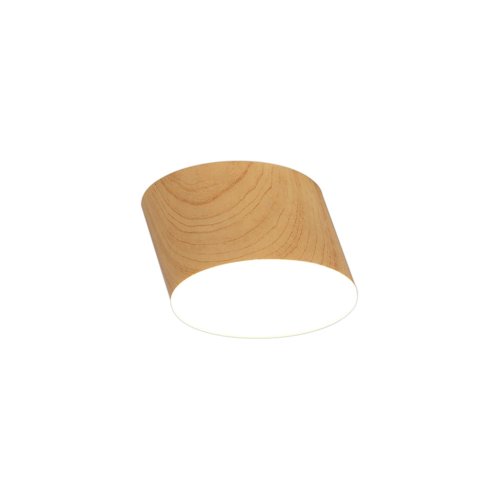 NL73879 Pluto Spot Light 10.5cm Round 1x 10W LED Pine Wood