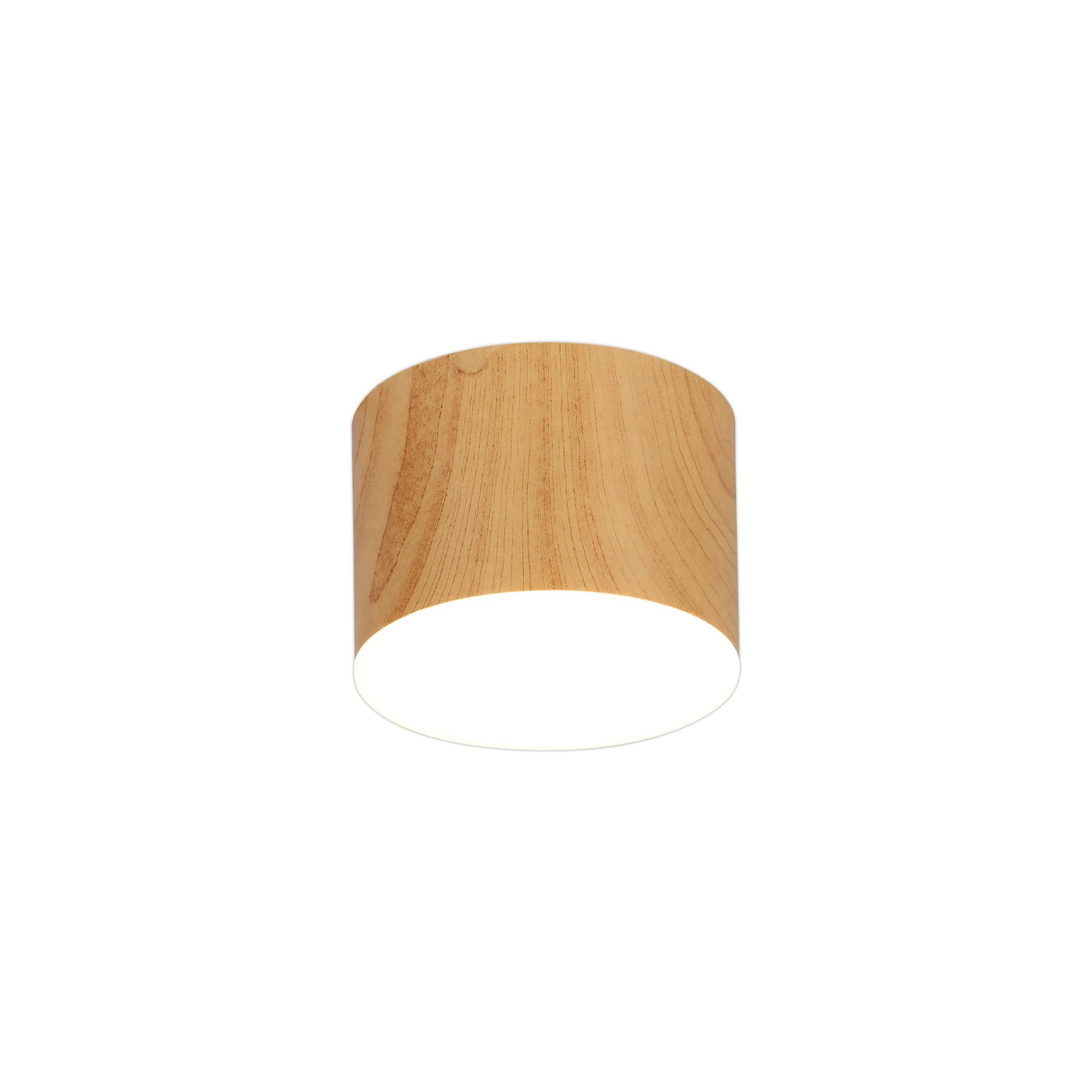 NL73879 Pluto Spot Light 10.5cm Round 1x 10W LED Pine Wood