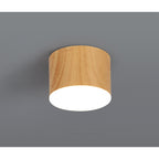 NL73879 Pluto Spot Light 10.5cm Round 1x 10W LED Pine Wood