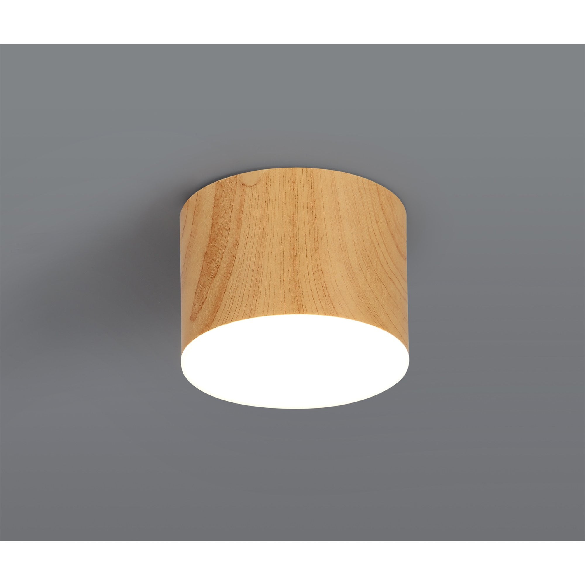 NL73879 Pluto Spot Light 10.5cm Round 1x 10W LED Pine Wood