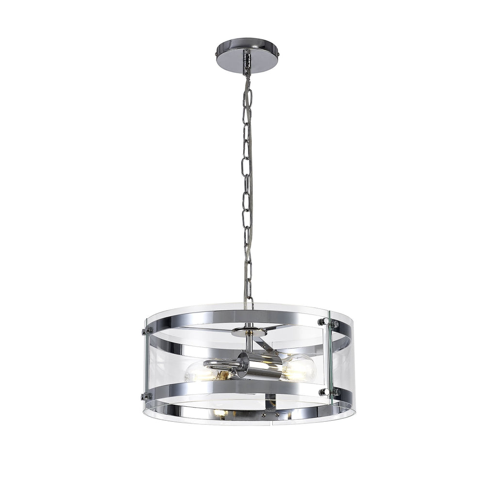 NL70999 Prince Pendant 2 Light Polished Chrome