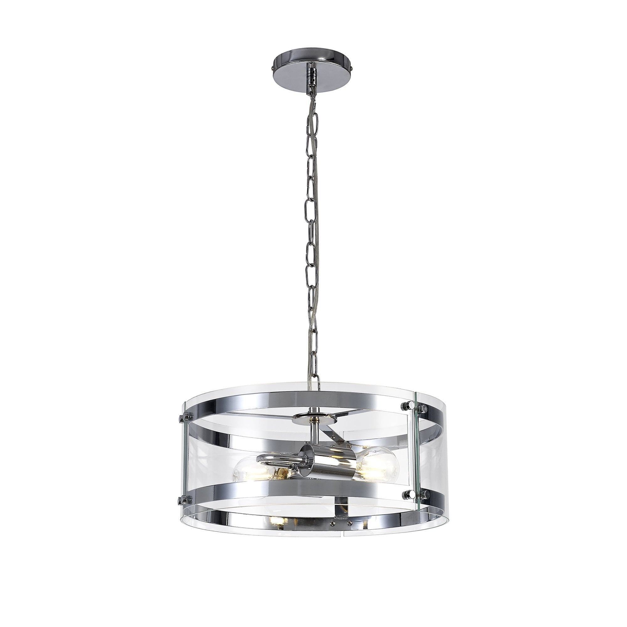 NL70999 Prince Pendant 2 Light Polished Chrome