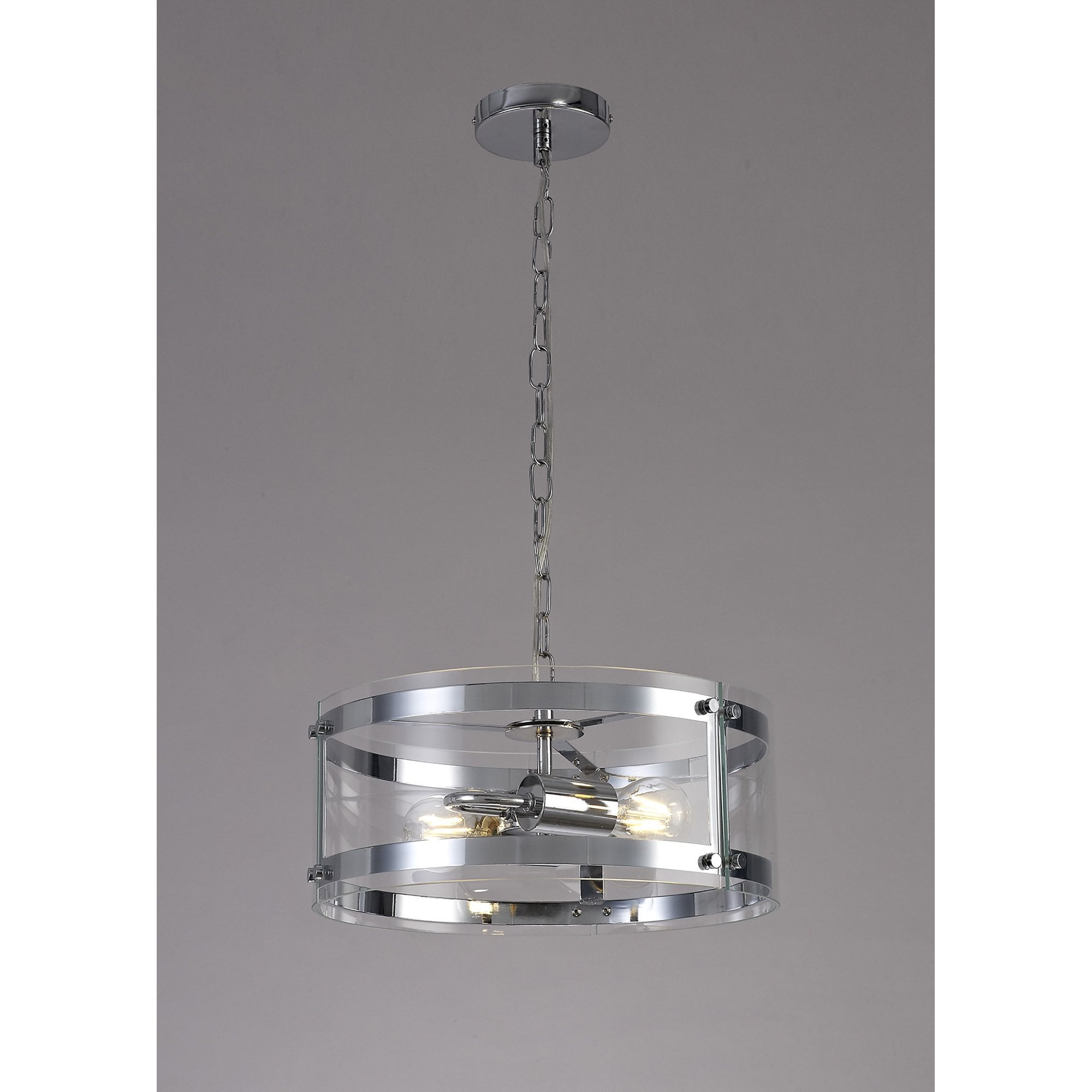 NL70999 Prince Pendant 2 Light Polished Chrome