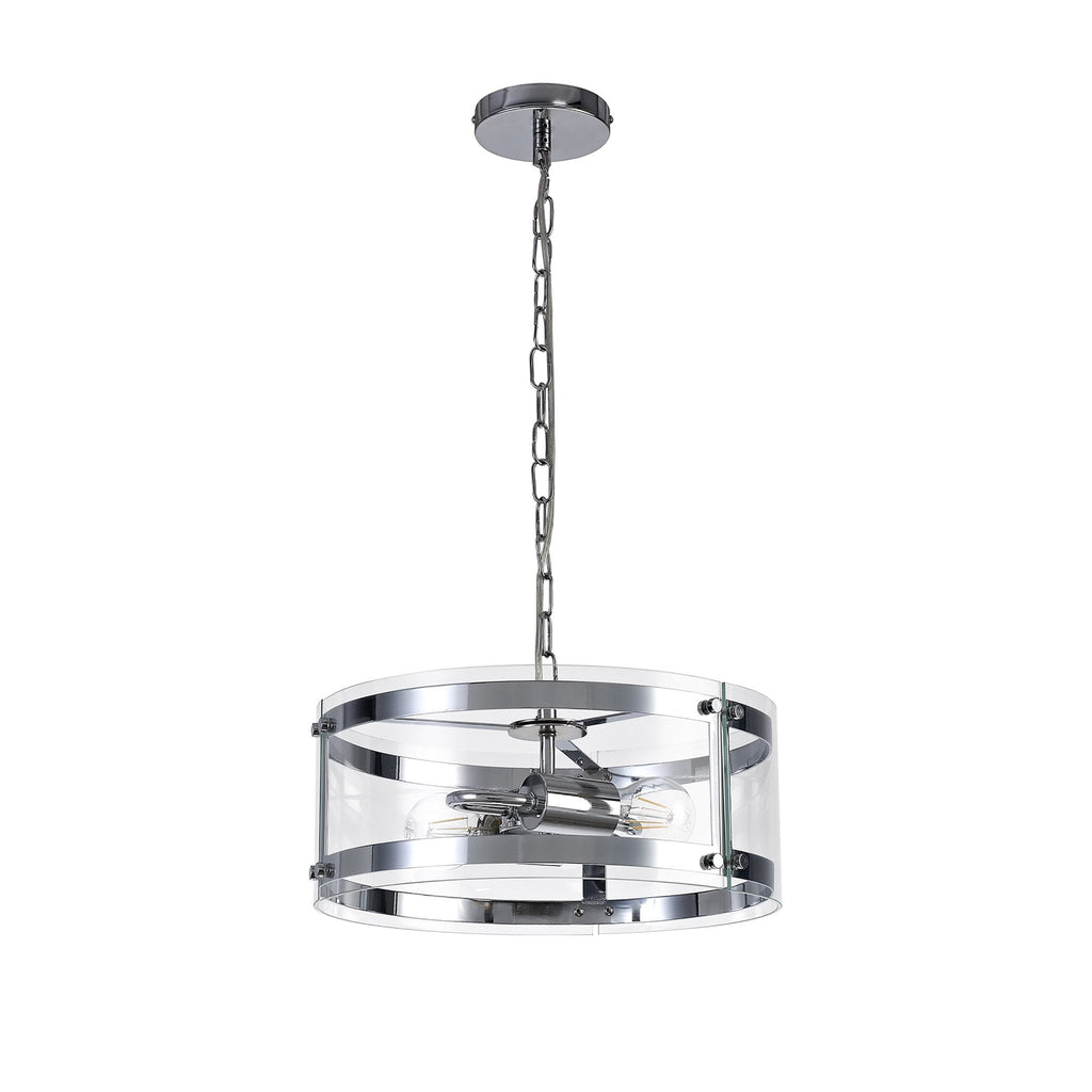 NL70999 Prince Pendant 2 Light Polished Chrome