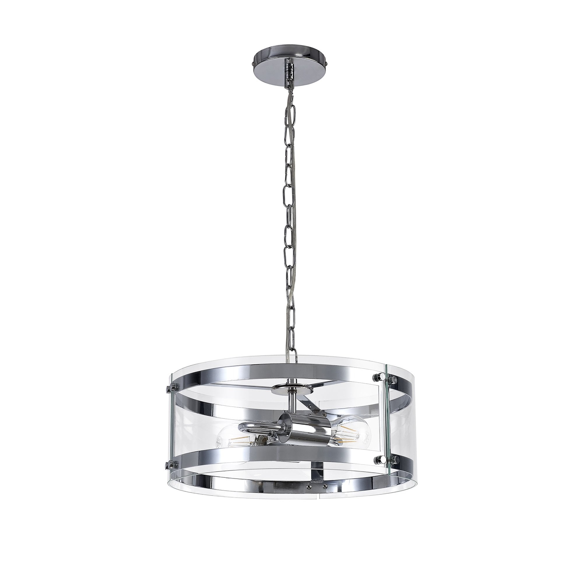 NL70999 Prince Pendant 2 Light Polished Chrome