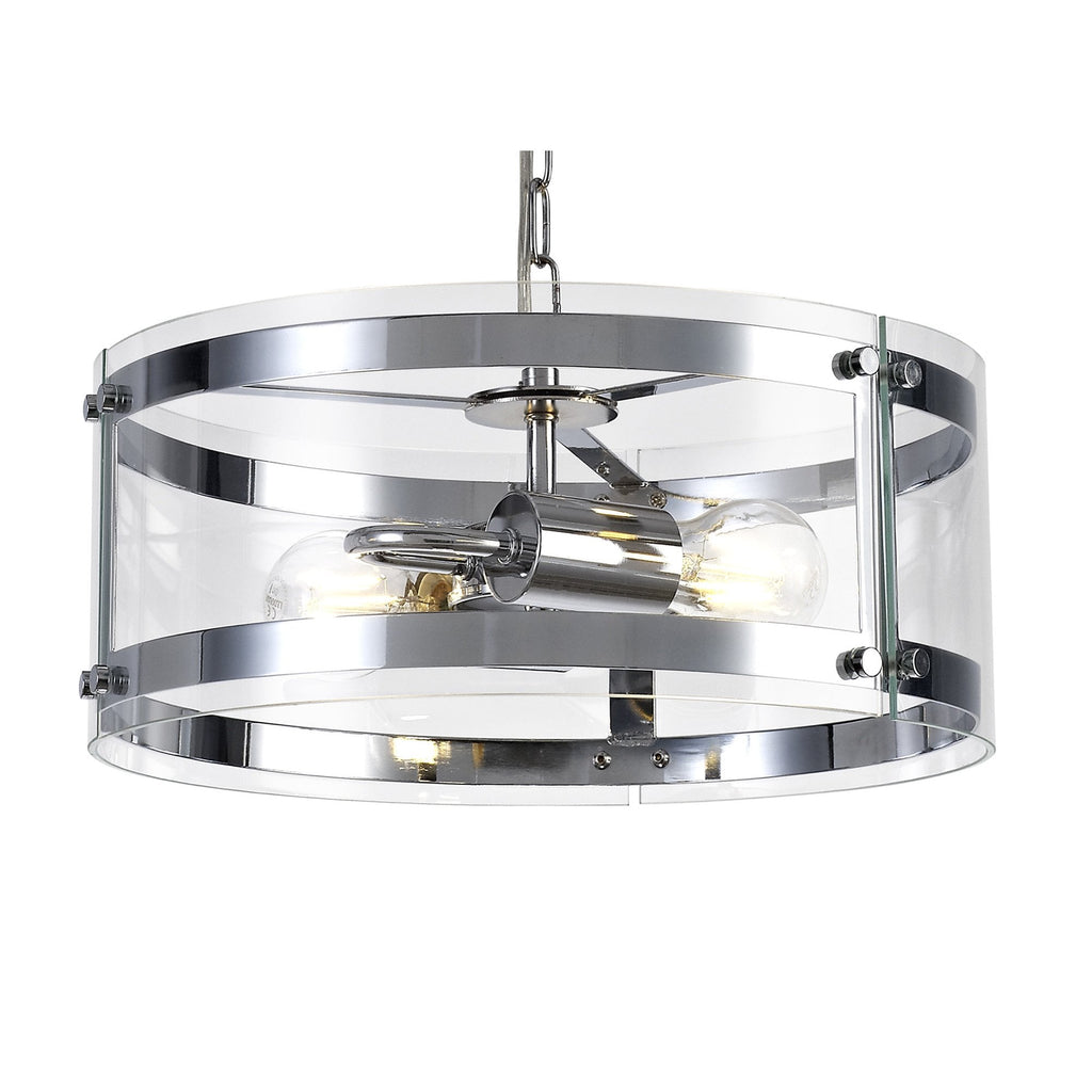 NL70999 Prince Pendant 2 Light Polished Chrome