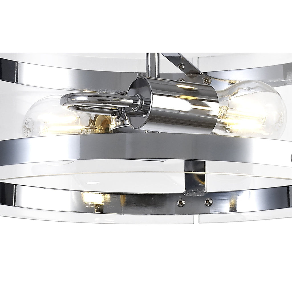 NL70999 Prince Pendant 2 Light Polished Chrome