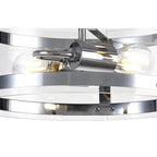 NL70999 Prince Pendant 2 Light Polished Chrome
