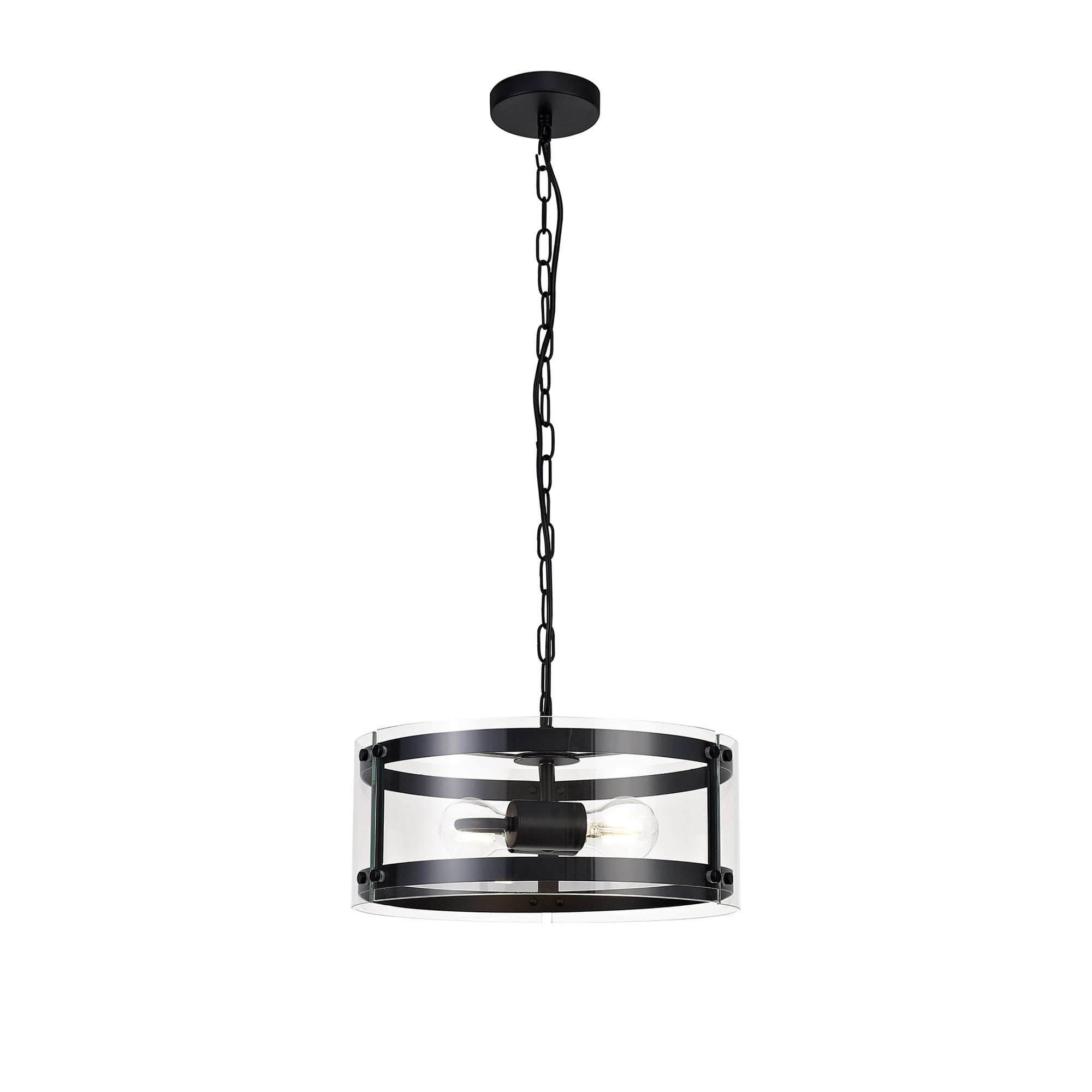 NL71009 Prince Pendant 2 Light Polished Chrome