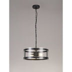NL71009 Prince Pendant 2 Light Polished Chrome