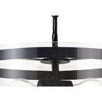 NL71009 Prince Pendant 2 Light Polished Chrome
